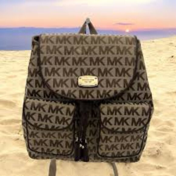 Michael Kors Brown Backpack - Picture 1 of 6